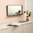 Imane Rectangle Wall Mounted Mirror with Shelf