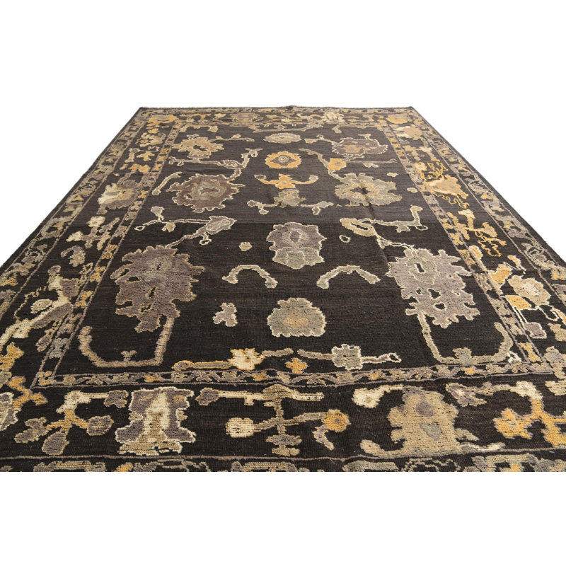 Tapis noir 10 x 14 Pettaway