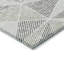 Tapis taupe en polyester tissé à la machine Itzayana-40331019