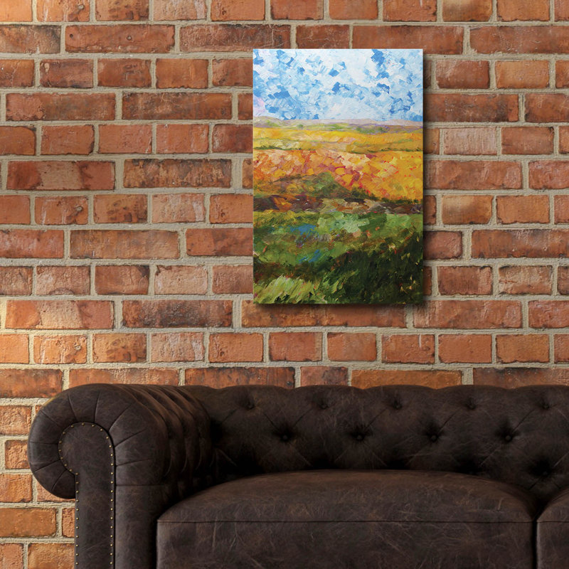  «Canyon Ridge 2» par Allan Friedlander, art mural en verre acrylique, 16 po x 24 po, H 24 po x l 16 po