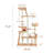 Deluxe Pure Solid Wood Multi-Nest with Toy Cat Climbing Frame