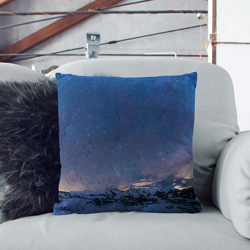 Square Throw Cushion, 40cm H x 40cm W x 15cm D