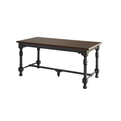 French Retro Simple Home Dining Table Rectangular 35.43'' W Dining Table