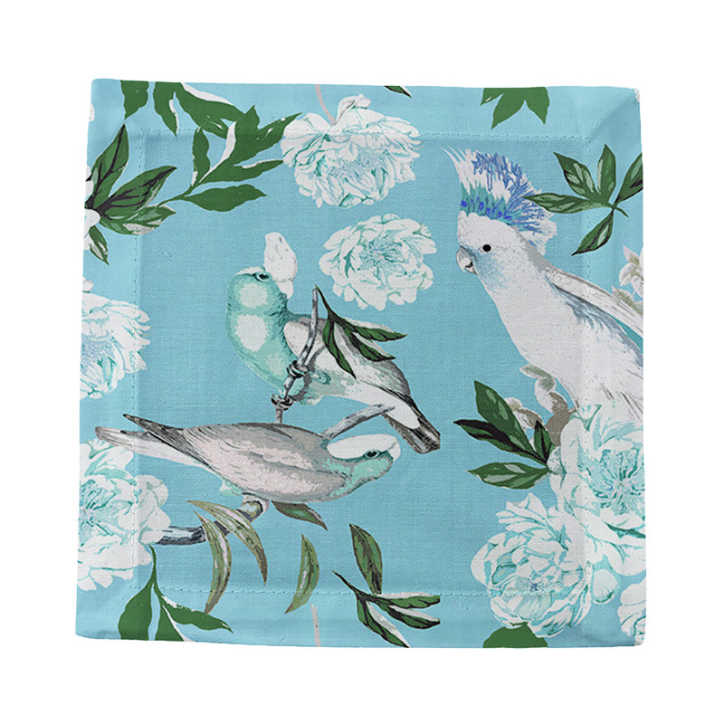 Square Napkins, Azur