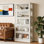 Vitrine à 5 niveaux avec éclairage DEL pour objets de collection, organisateurs de jouets