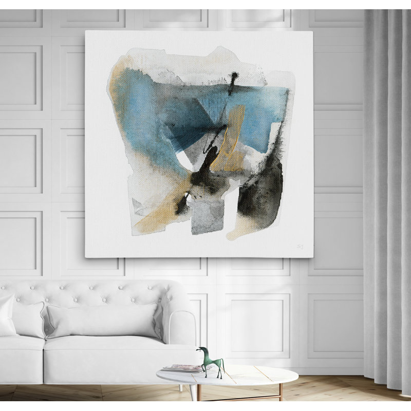 " Artesian Spring II ", 16" H x 16" W x 1.5" D, Wrapped Canvas