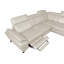 Genuine Leather Reclining Corner Sofa with Adjustable Headrests and Adjustable Armrest and Storage-449599721-449599724