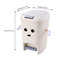 8L Foot Pedal & Press-to-Open Cream White Trash Bin-234158184