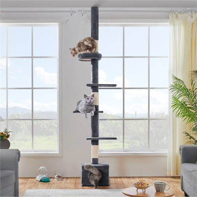7.4-8.7FT Floor-to-Ceiling Cat Tree