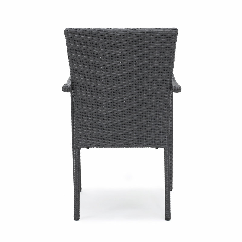 Chaise de jardin en osier pour patio