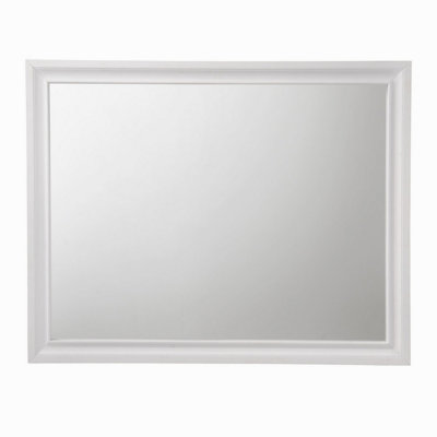 Naima White Finish Mirror