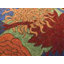 Tapis bleu / orange / rouge crocheté à la main Jeffry-23767841
