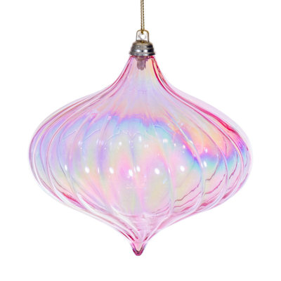 Oignon irisé de 4,75 po. Comprend 2 ornements par sac.