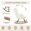 Solid Wood and Iron Rocking Chair-280849531-280849535