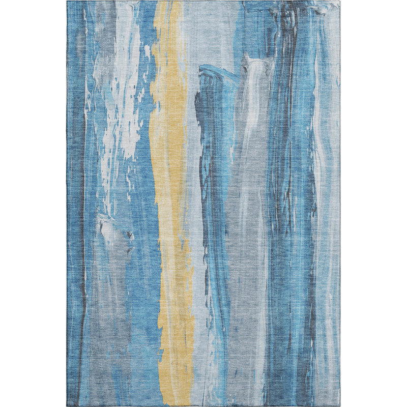 Premium Machine Washable Arnoldina AMF1845 Abstract Rug, Rectangle 10' x 14'