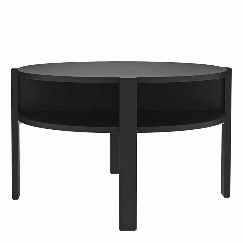 Tobago Coffee Table with Storage, Black
