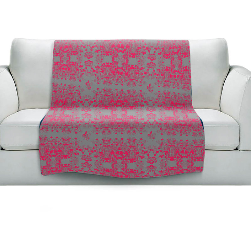 Hand Woven Throw Blanket, 68" W x 80" L