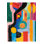 Multicolor Painted Look Woven Base Modern Decorative Machine Washable Rug