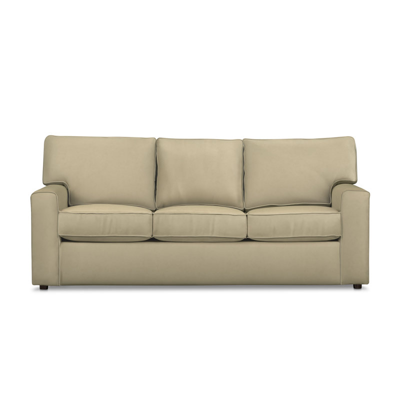 Leigh 84" Square Arm Sofa Bed, Toile pierre Bayou
