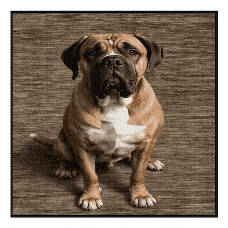  Tapis napolitain lavable pour chien, Carré 7 pi