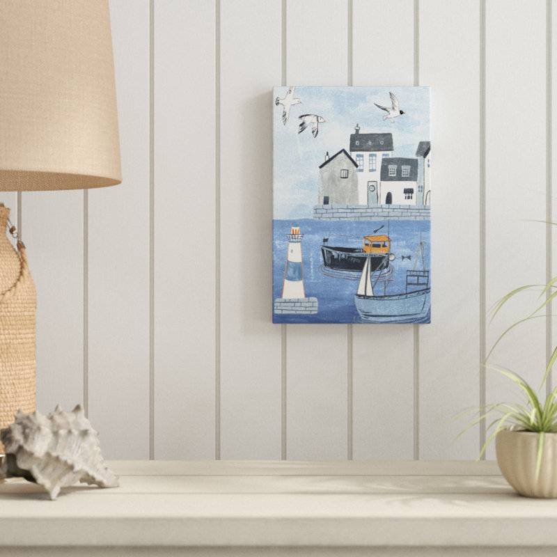 Sailors Rest IV by Melissa Wang - Painting, 30cm H x 20cm W, Wrapped Canvas