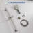 3-Function Handheld Shower with 26-Inch Slide Bar and 59-Inch Hose-113524232