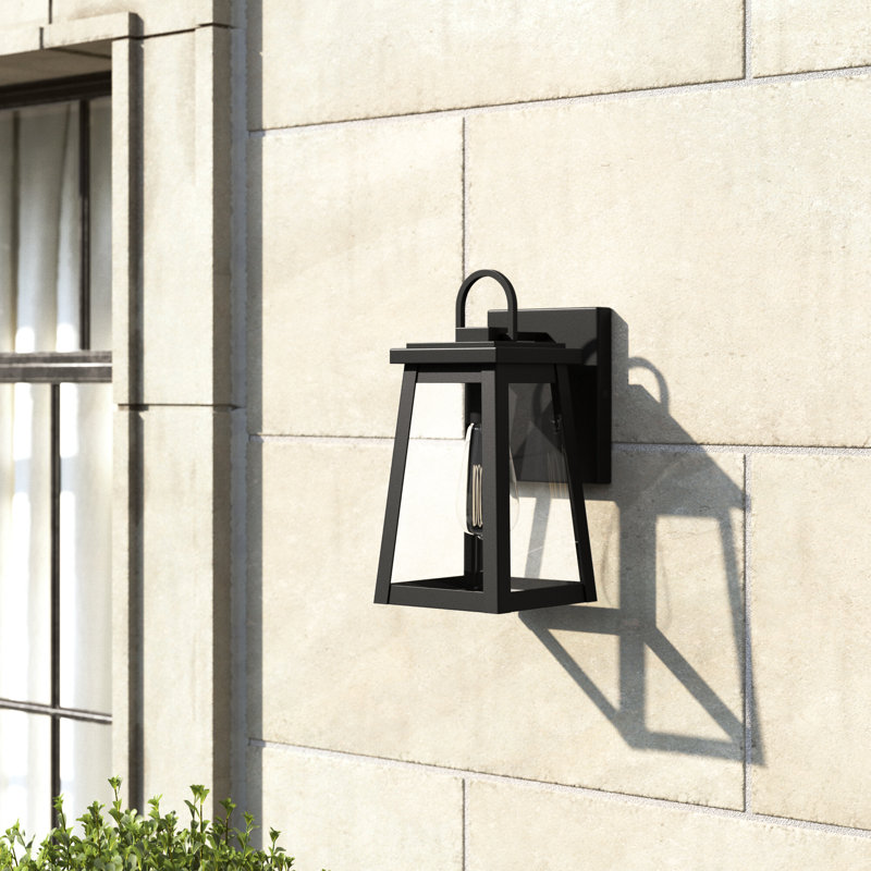 Mclean Aluminum Wall Light, Black, 11.5" H x 5.5" W x 6.63" D