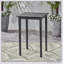 Table de bar d'extérieur carrée en bois d'acacia minimaliste - durable, résistante aux intempéries et élégante pour les espaces modernes