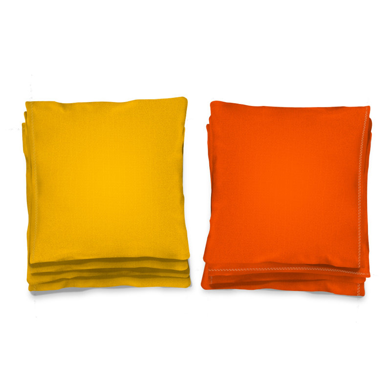 Sacs cornhole pour planches cornhole, Orange/jaune