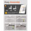 2 Piece L-Shaped Acacia Floating Shelf-911696672