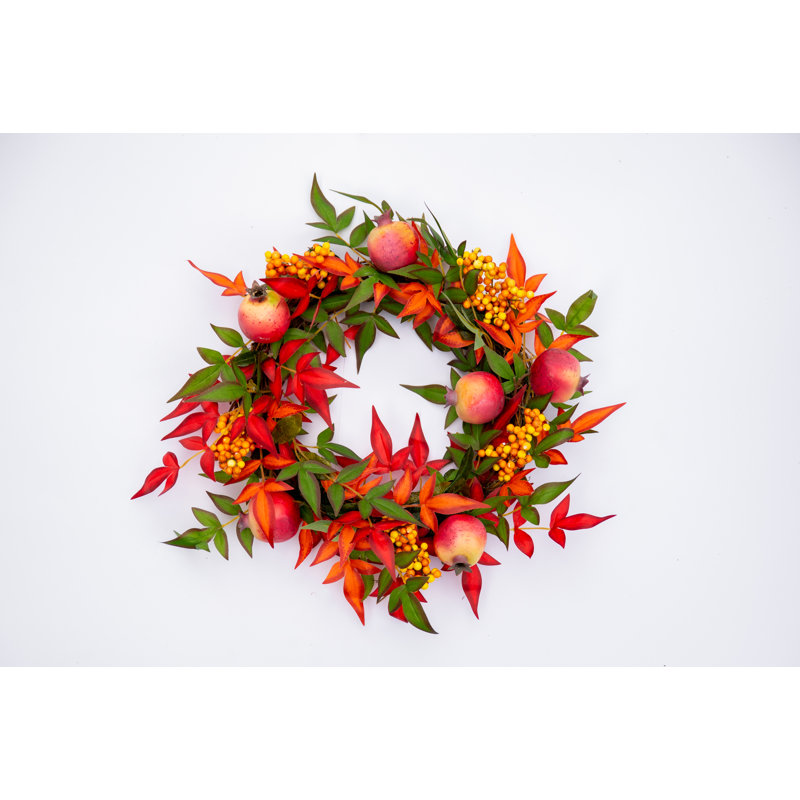Handcrafted Faux Mixed Assortment 16'' Wreath