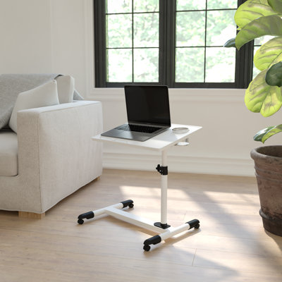 Adjustable Height Steel Mobile Computer Desk