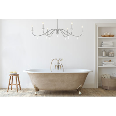 Paquette Brushed Nickel 6 Light Chandelier