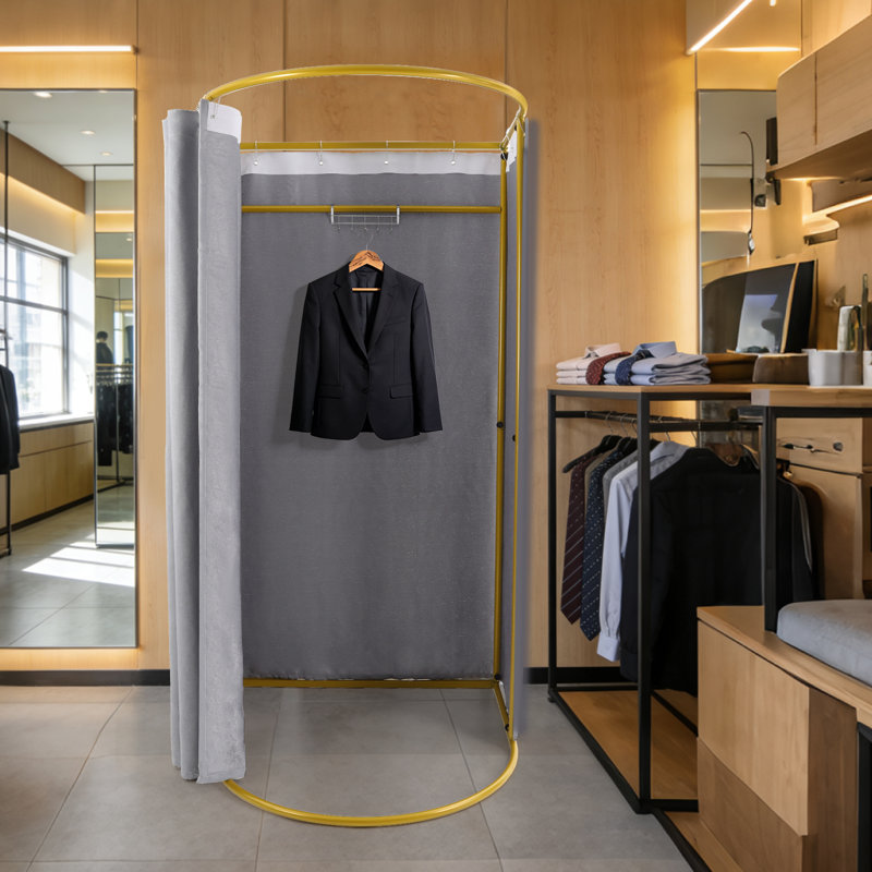 Vestiaire autoportant, vestiaire avec rideau d'intimité