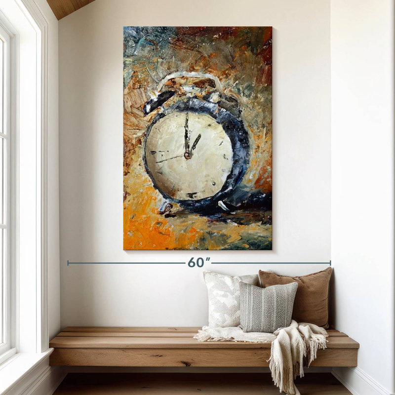 Kerner Abstract Clock, 51" H x 34" W