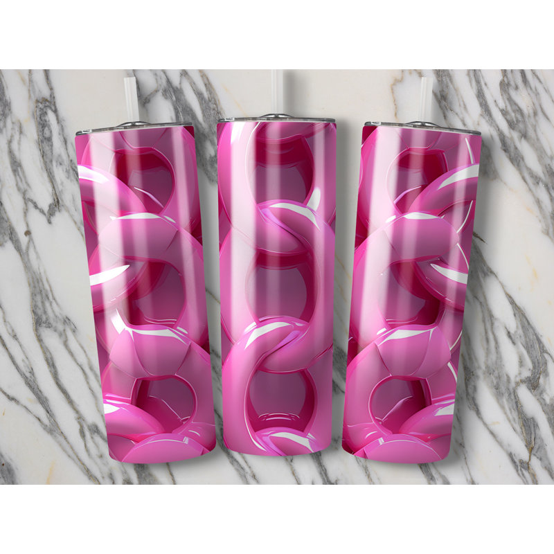 Choose Handmade Tumblers 591ml Vacuum Insulated Stainless Steel (18/8) Travel Tumbler with Straw