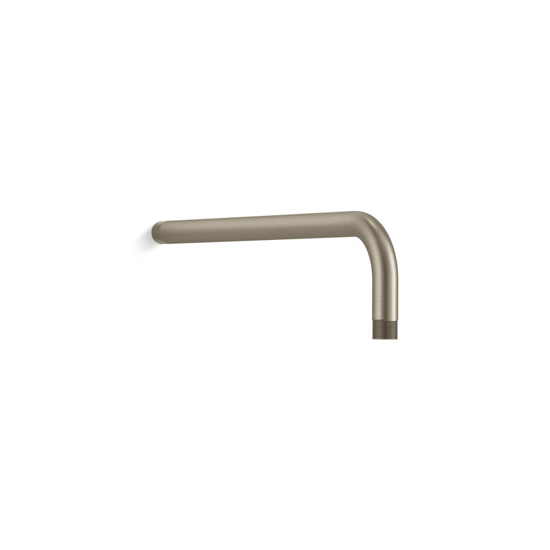 Foundations Wall-Mounted Rain Shower Arm, Brushed Bronze