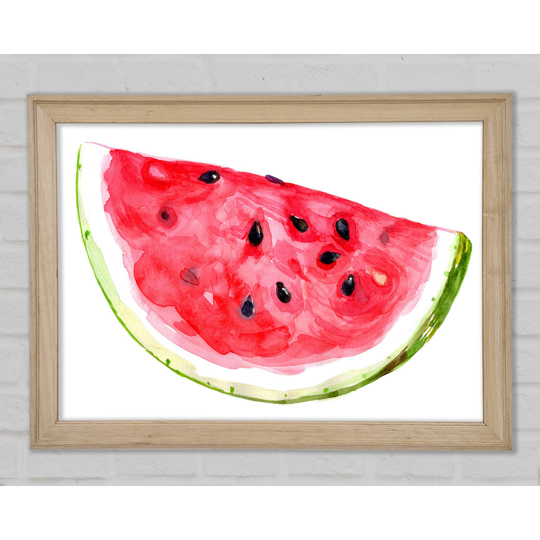 Aquarell Wassermelone - Druck