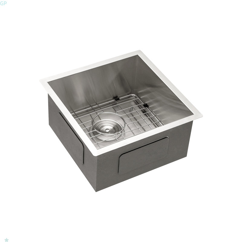 13 Inch Undermount Sink - 13"X15"X9" Undermount Stainless Steel Kitchen Sink 18 Gauge 9 Inch Deep Single Bowl Kitchen Sink Basin
