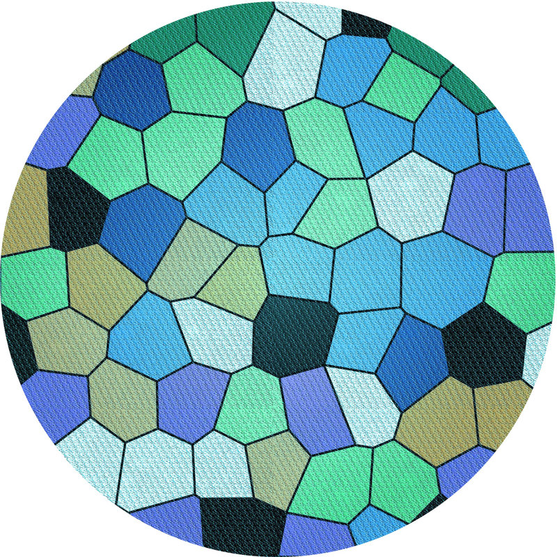 Indoor Rug, Round 3'
