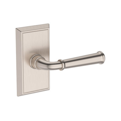 Dunsmoor Full Dummy Lever with Chamfered 5in Rose in Matte Black