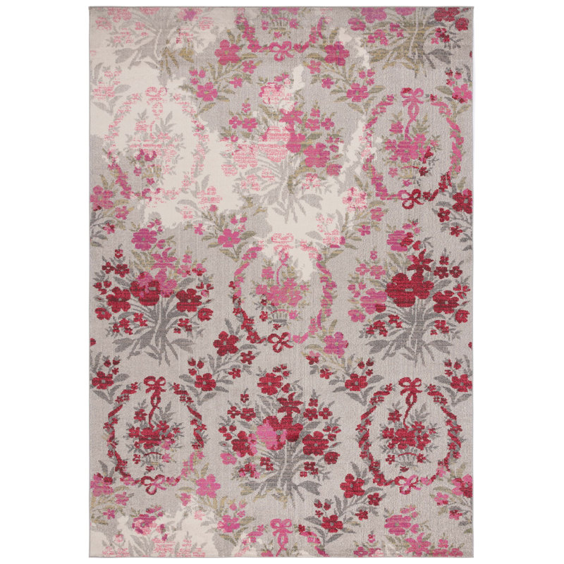 Wulfsohn Performance Floral Rug, Rectangle 8' x 11'
