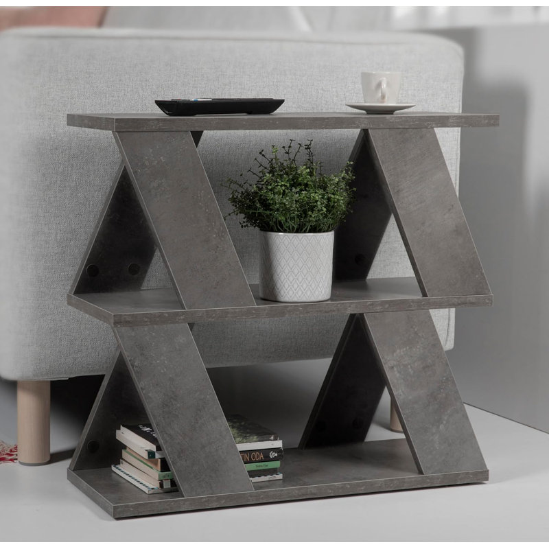 End Table, Retro Grey