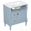 Meuble-lavabo avec lavabo, 2 tiroirs et tablette réglable-132519407-132519406
