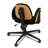 Meditation Chair Office Chair with Wheels, Adjustable Backrest