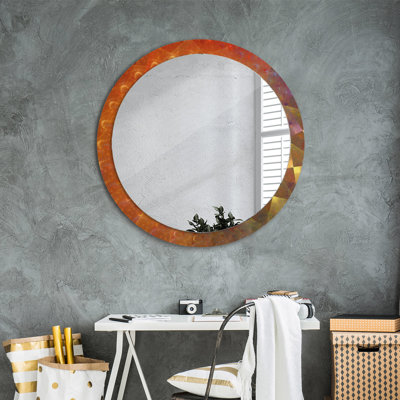 Huldar Glass Flat Wall Mirror