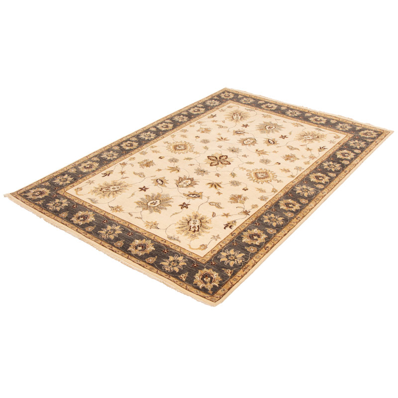 Tapis crème torsadé Chobi 6 pi 7 po x 9 pi 10 po