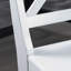Chaises de salle à manger en bois d'acacia Roshan Farmhouse, blanc (ensemble de 2)