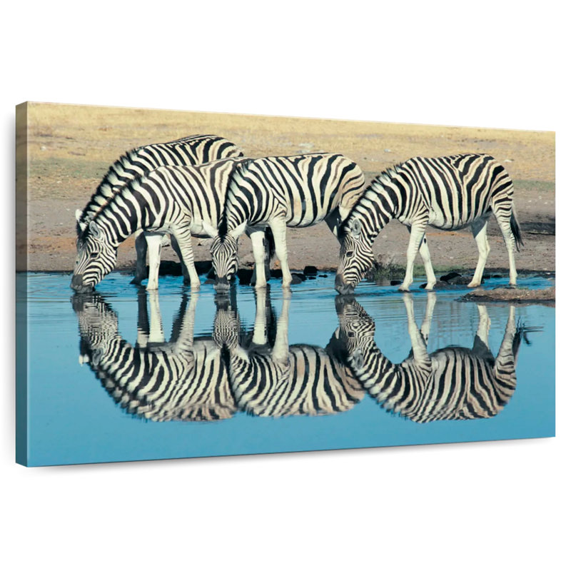 Brampt Etosha Burchell's Zebra, 32" H x 48" W