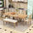 Brisamar 6 - Person Extendable Dining Set-1481434012